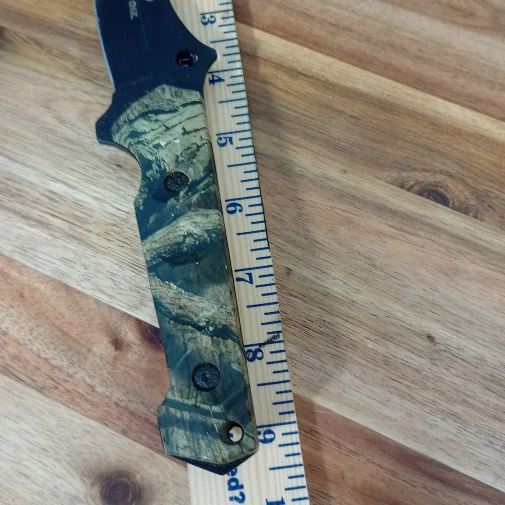 Mossy Oak Camo Camoflauge Knife Set Fixed Blade Gut Hook Hunting Fishing‎